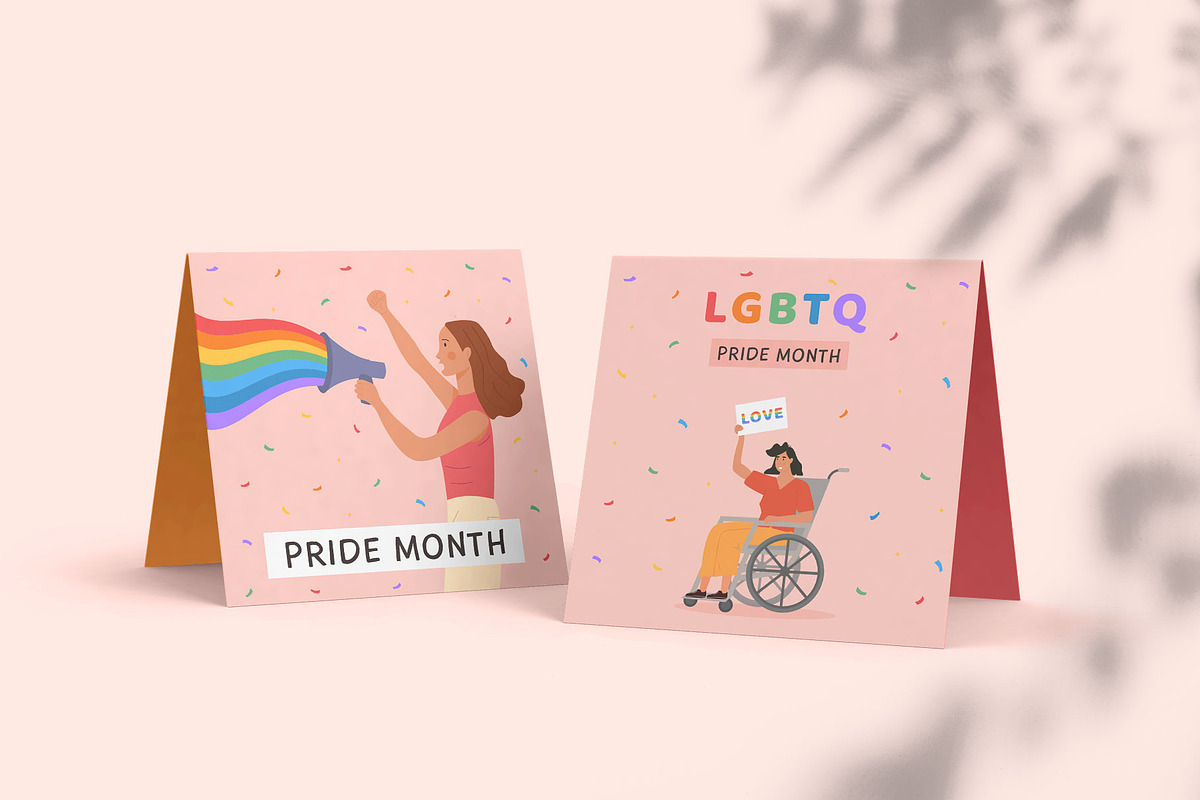 Pride Month LGBTQ+ Collection, a Decorative Illustration by millering (Photo 5 of 12)