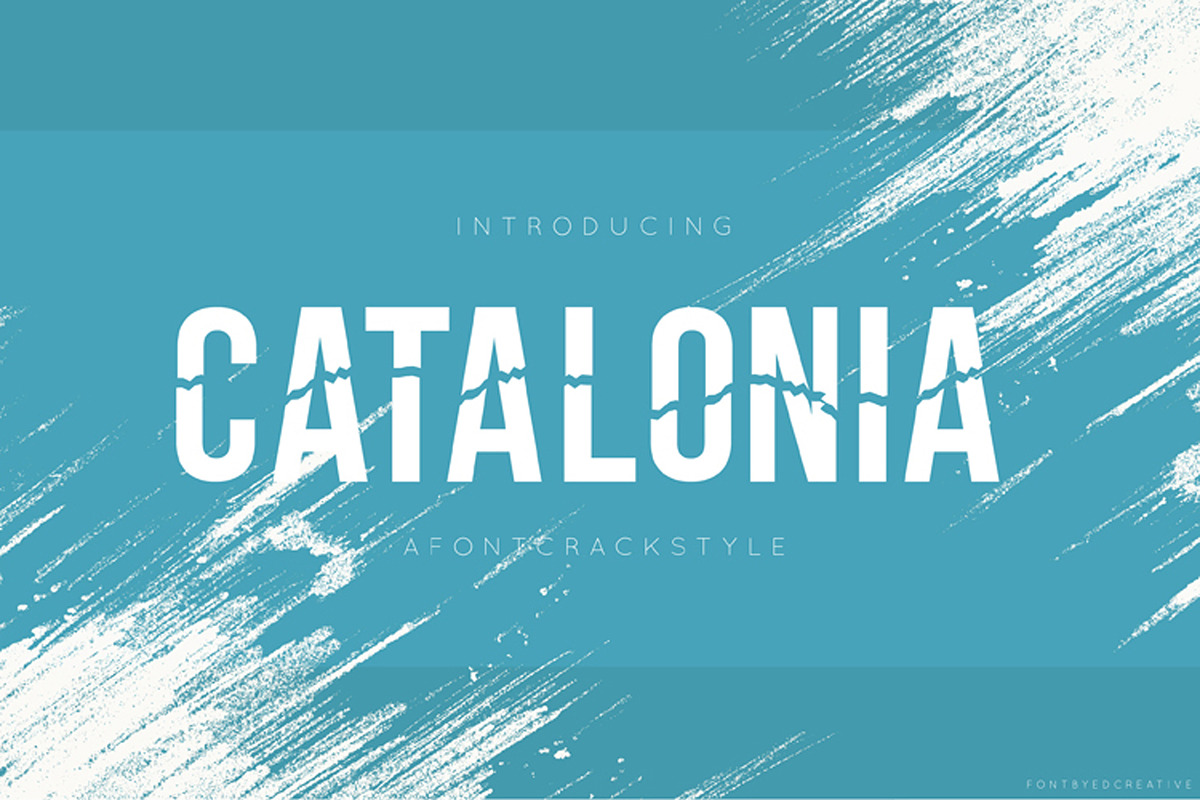 Catalonia, a Sans Serif Font by edcreative (Photo 1 of 3)