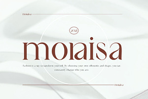 Moraisa Serif Font