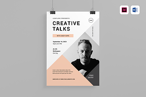 Creative Event Poster, a Flyer Template by Leaflove
