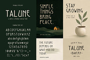 Talune - Monoline Sans Serif Font, a Sans Serif Font by Pitchlook.Studio (Thumbnail 4 of 4)