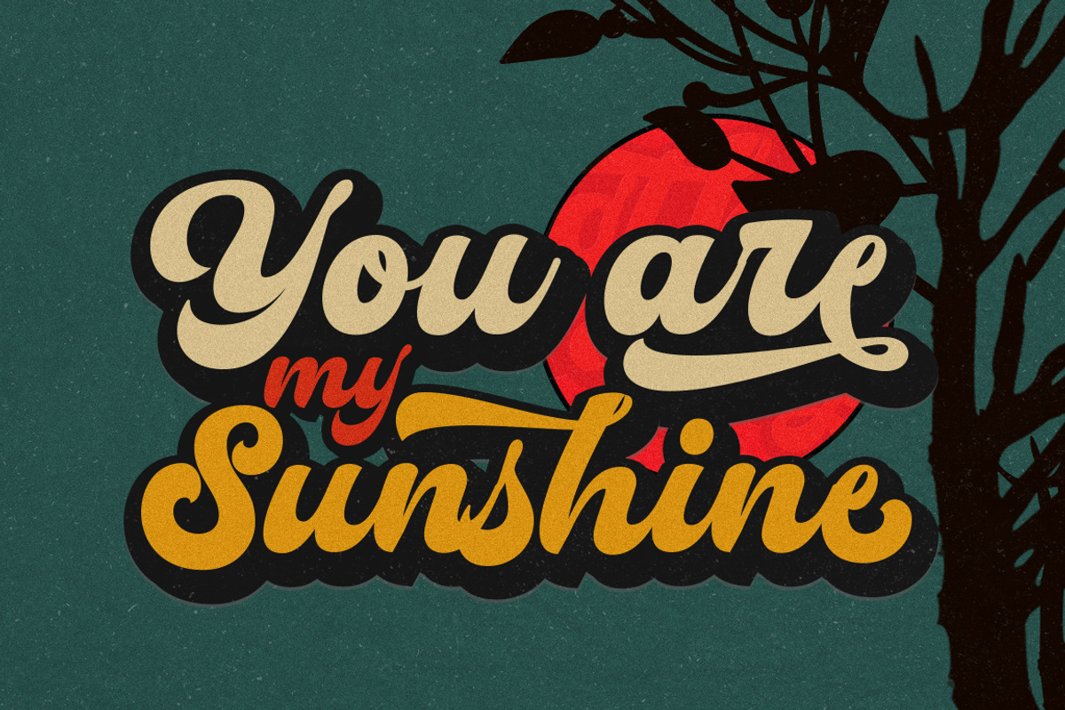 Nigthwel - Retro Font, a Script Font by Picatype Studio (Photo 3 of 9)