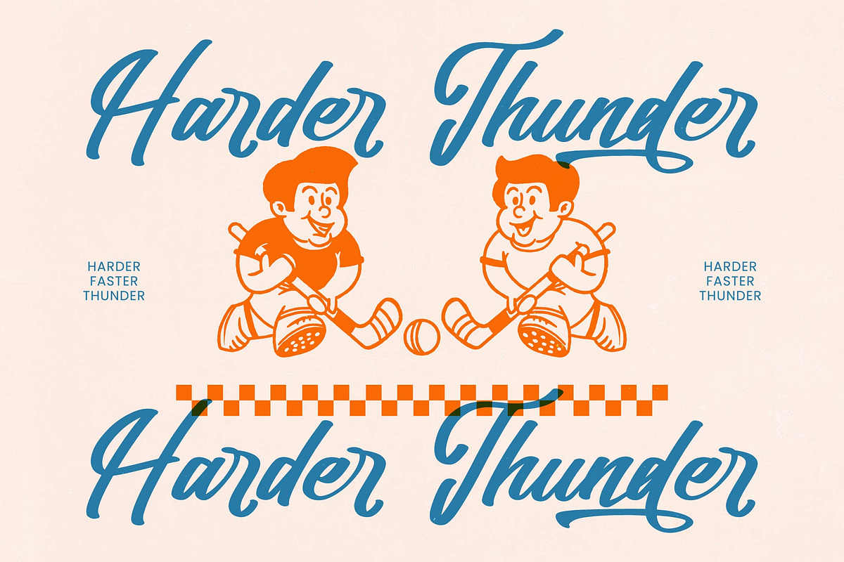 Kickballs United Bold Calligraphy, a Script Font by stylishtype.co (Photo 15 of 20)