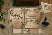 Leaves Wedding Invitation, an Invitation Template by Aarley Kaiven (Thumbnail 1 of 5)
