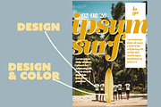 Tropical Surf Poster With Kids, a Product Mockup by McLittle Stock (Thumbnail 3 of 4)