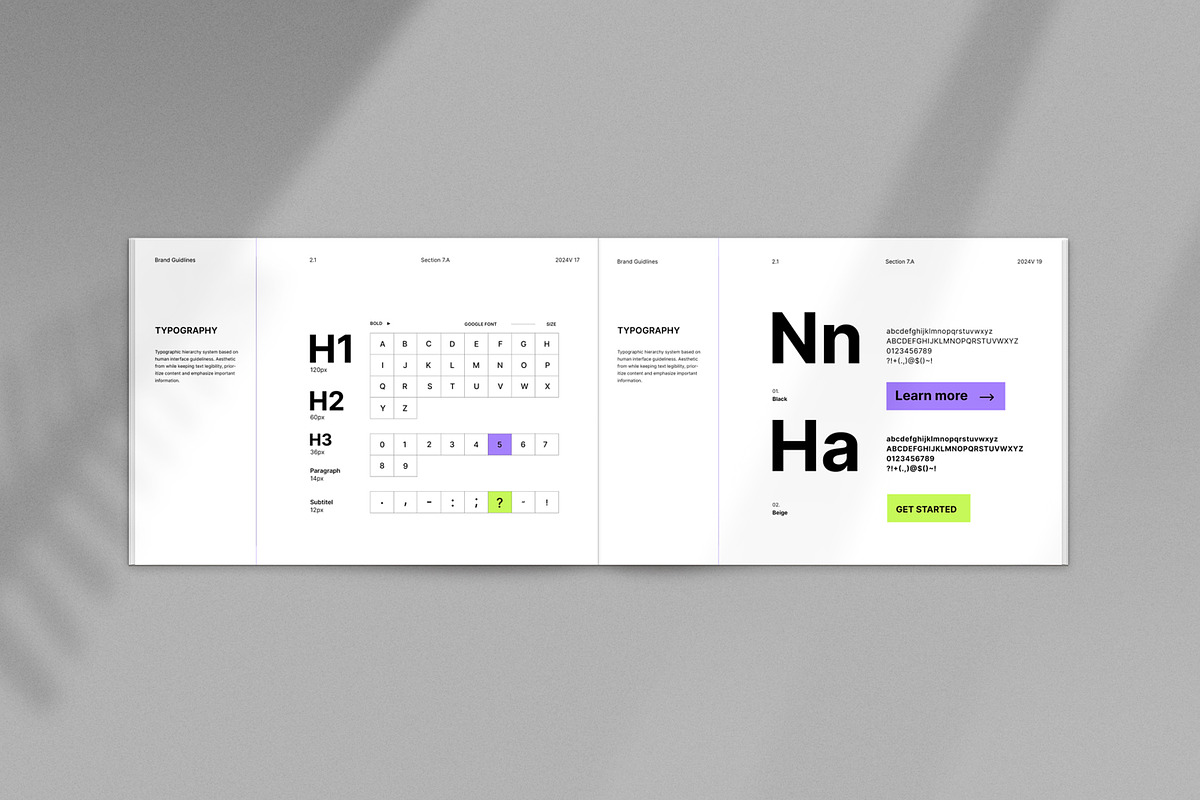 LUCETTE / Brand Guidelines, a Brochure Template by S A N D Y (Photo 8 of 12)