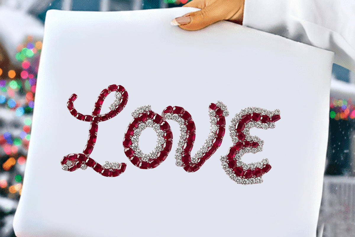 Diamond Glitter Valentine Png Love, an Illustration by DreamCafeArt (Photo 1 of 4)