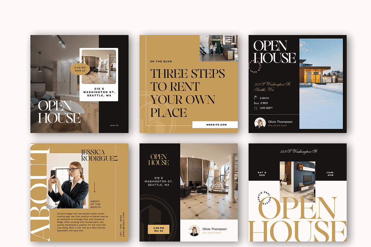 Realtor Canva Social Media, a Social Media Template by Kseniia_Design (Photo 4 of 9)