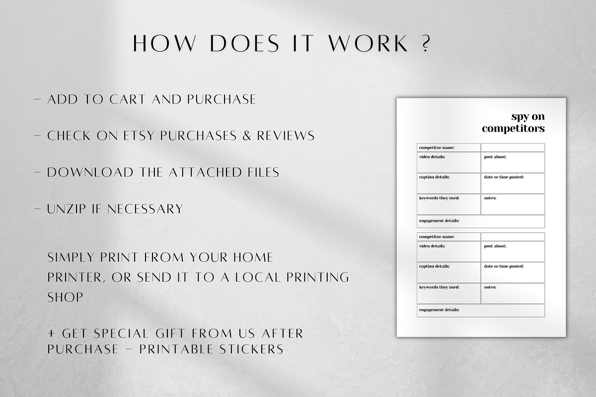 Tik Tok Planner Printable, a Stationery Template by BRANDcontent (Photo 6 of 6)