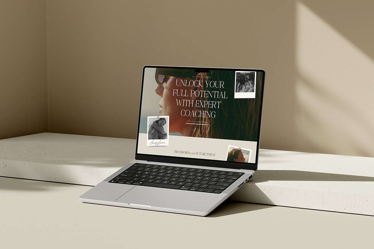 Coaching Canva Website Template, a Websites & App Template by Amaré Creative (Photo 5 of 8)