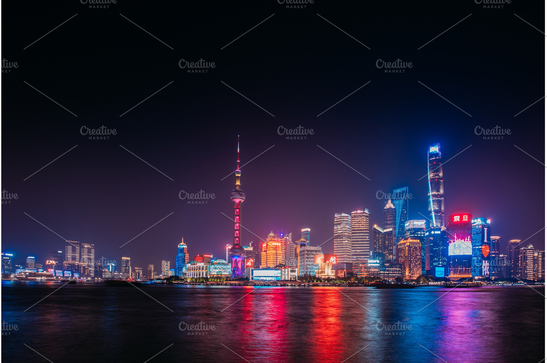 Enchanting City Lights in Shanghai, an Architecture Photo by Our Amazing World