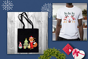 Christmas hand drawn clipart, an Animal Illustration by NataLyaroArt (Thumbnail 13 of 13)