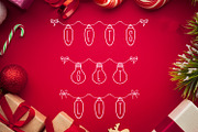 Holiday Lights - Christmas Font, a Handwritten Font by Freeling Design House (Thumbnail 5 of 7)