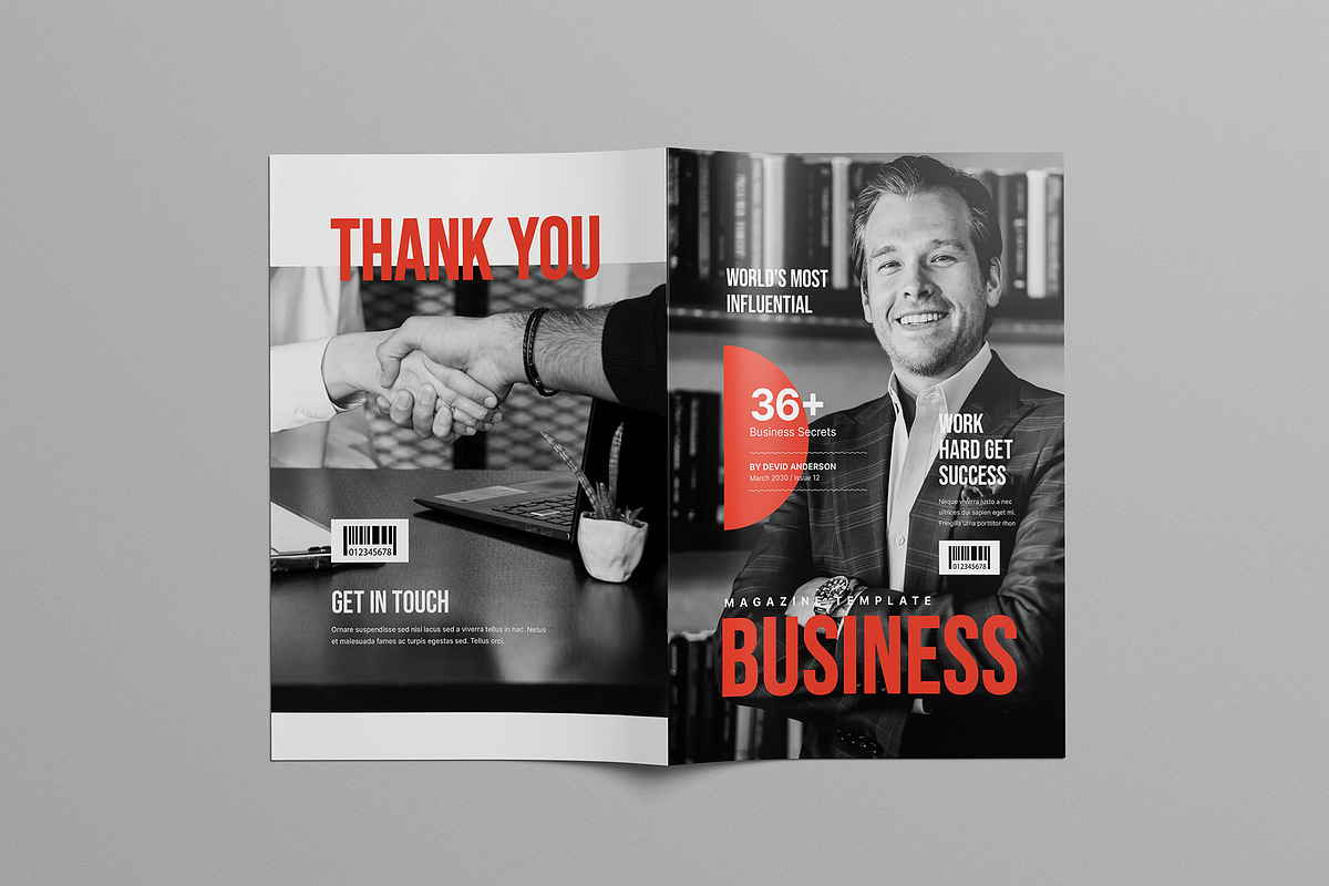 Business Magazine | Canva & InDesign, a Magazine Template by Pixelpick (Photo 14 of 14)