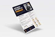 Creative Business Resume CV, a Resume Template by iDoodle Studio (Thumbnail 2 of 4)