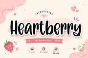 Heartberry, a Script Font by Wow Magic (Thumbnail 1 of 4)