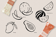 Flavours of the world - line art, a Food Illustration by PenguinArtStudio (Thumbnail 7 of 9)