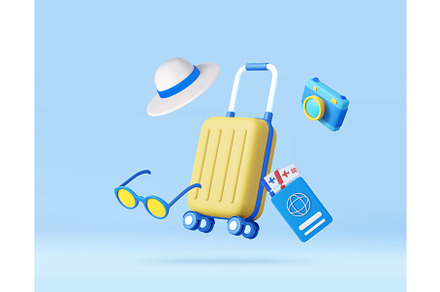 3D Travel Essentials with Passport