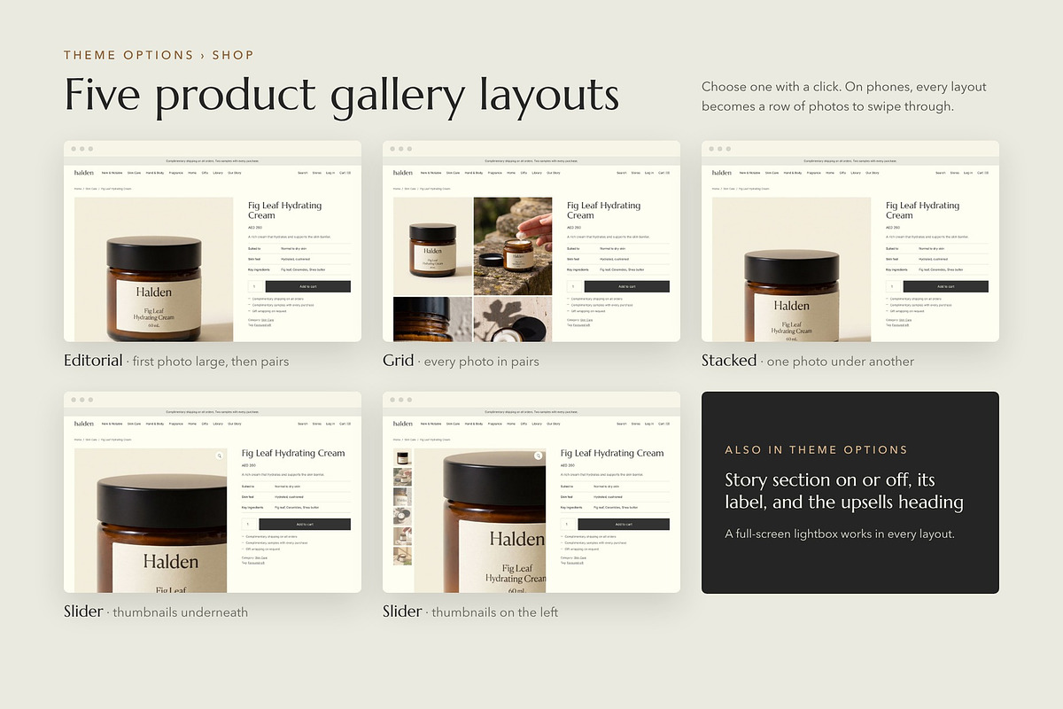 Halden – Skin Care WooCommerce Theme, a WordPress Template by Tomasz Ganclerz (Photo 3 of 22)