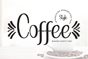 Coffee | Script Font, a Handwritten Font by Scratchones (Thumbnail 1 of 9)