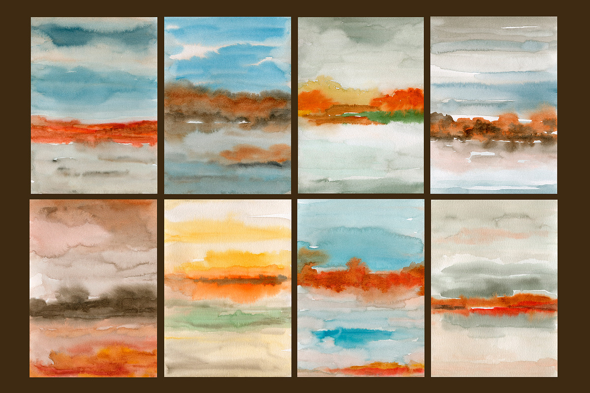 Abstract Autumn Landscapes, a Background Graphic by Marmoris.Arts (Photo 16 of 16)