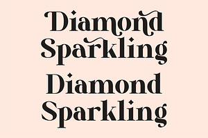 Diamond Sparkling Serif Font LS