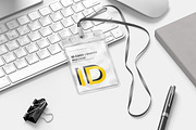 Vertical Name Tag Badge Mockup, a Merchandise Mockup by WebAndCat (Thumbnail 8 of 12)