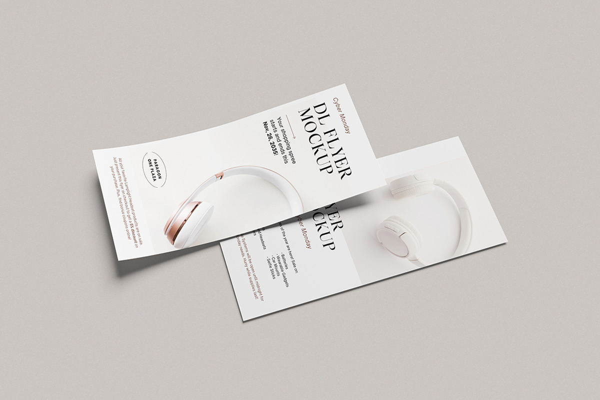 DL Flyer Mockup, an Advertising Mockup by swsi-studio (Photo 3 of 5)