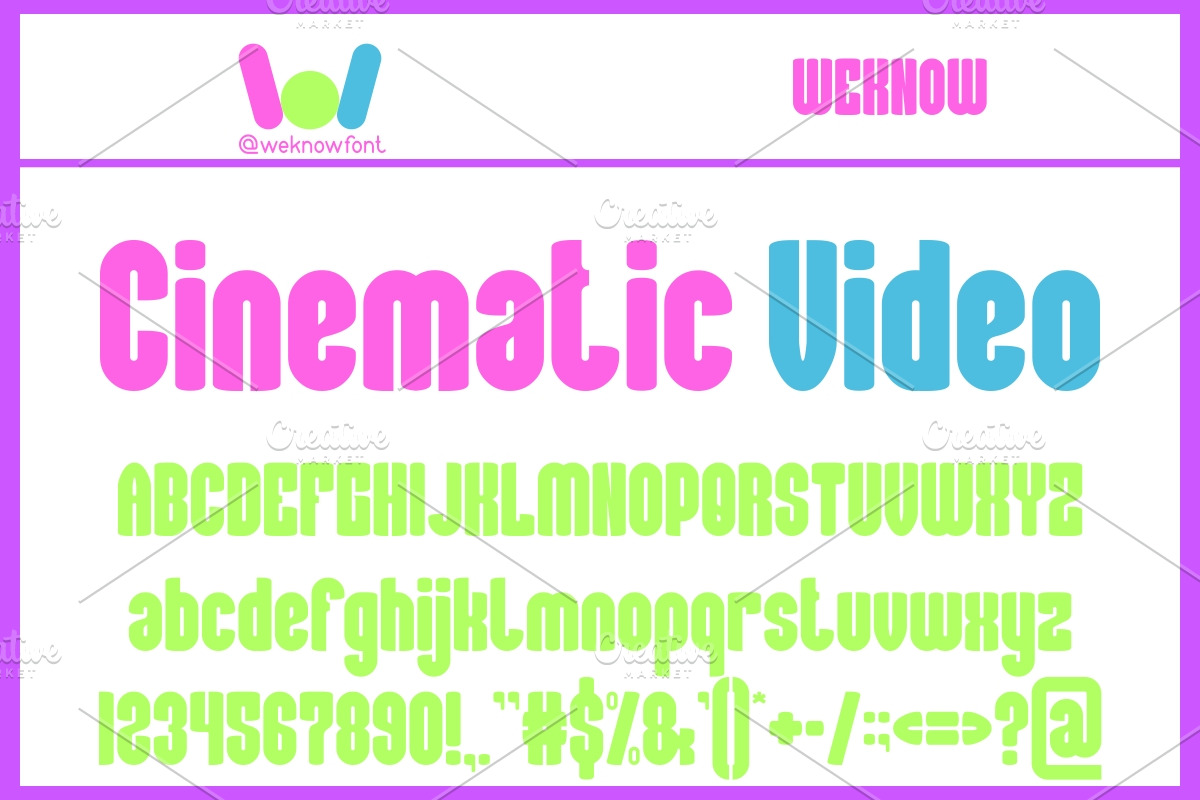 Cartoon Animation font, a Font by weknow (Photo 4 of 5)