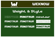 Minotaur font, a Font by weknow (Thumbnail 7 of 8)