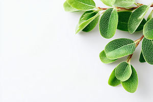 Fresh green leaves with detailed veins, a Nature Photo by AlyaAnd
