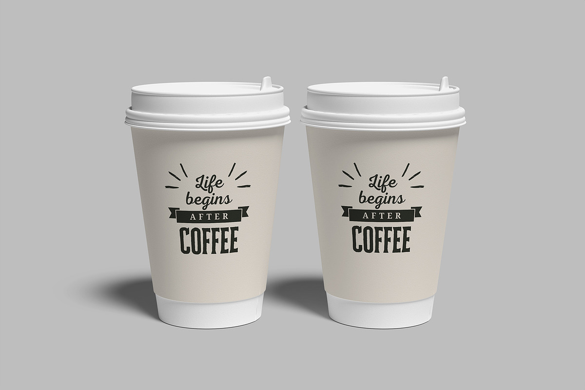 Coffee Cup Mockup, a Packaging Mockup by Bangdastudio (Photo 6 of 10)