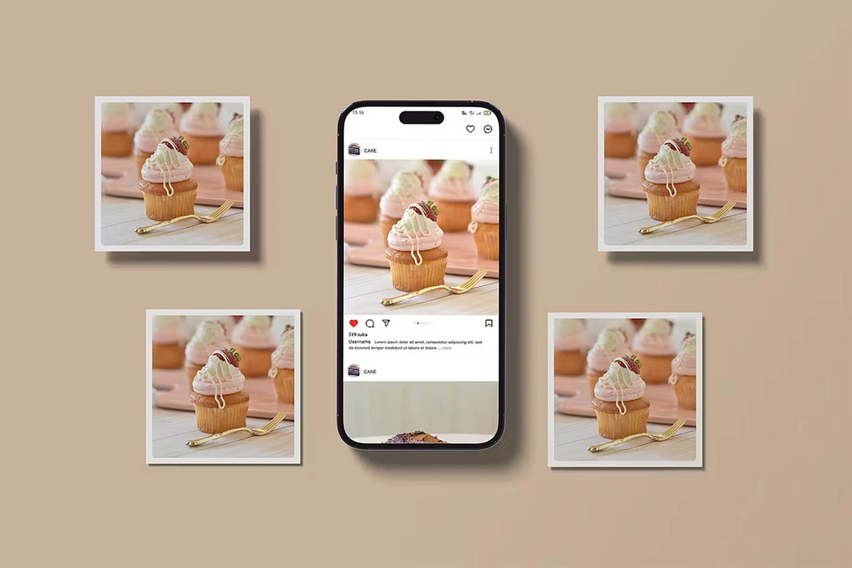 Social Media Mockup Template Set, a Device Mockup by GearShift (Photo 4 of 5)
