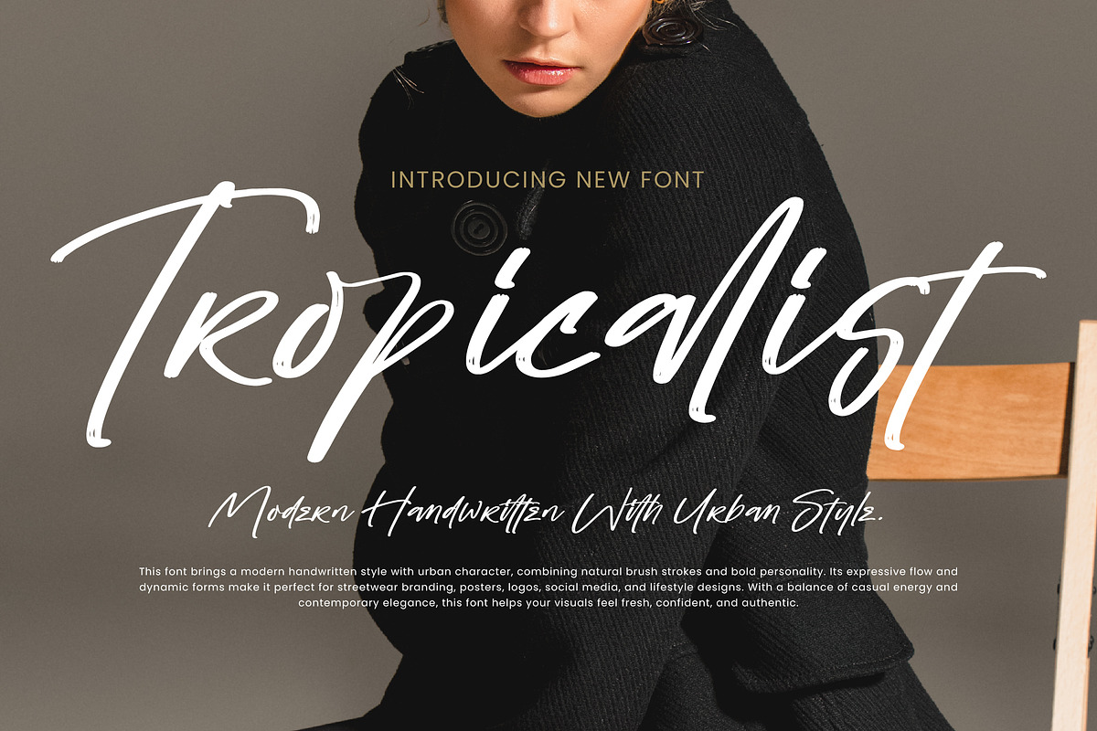 Tropicalist, a Handwritten Font by operatype.co (Photo 1 of 15)