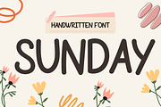 Sunday| Handwritten font, a Handwritten Font by Sirinart (Thumbnail 1 of 5)