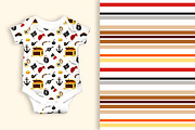 Kids Playful Seamless Patterns, a Pattern Graphic by Oksana Dovhopol Art (Thumbnail 9 of 14)