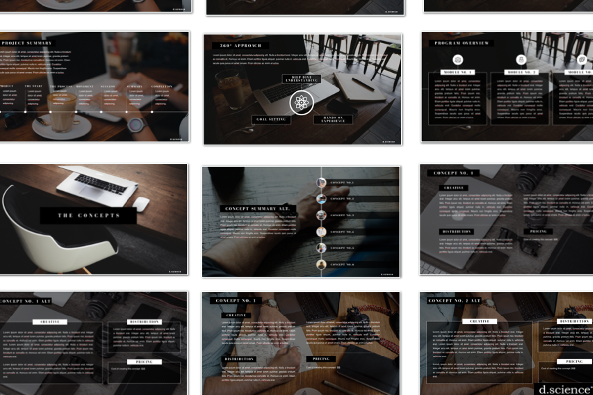 Creative Pitch Deck Bundle 50% OFF, a Presentation Template by Template Monkey @dscience (Photo 19 of 30)