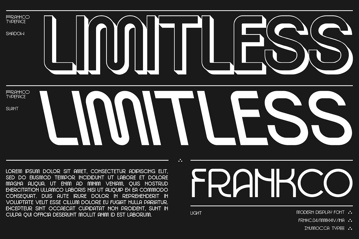 Frankco, a Font by inumocca_type (Photo 11 of 16)