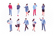 300+ Isometric People vector set, a Person Illustration by Vector_Art (Thumbnail 7 of 23)