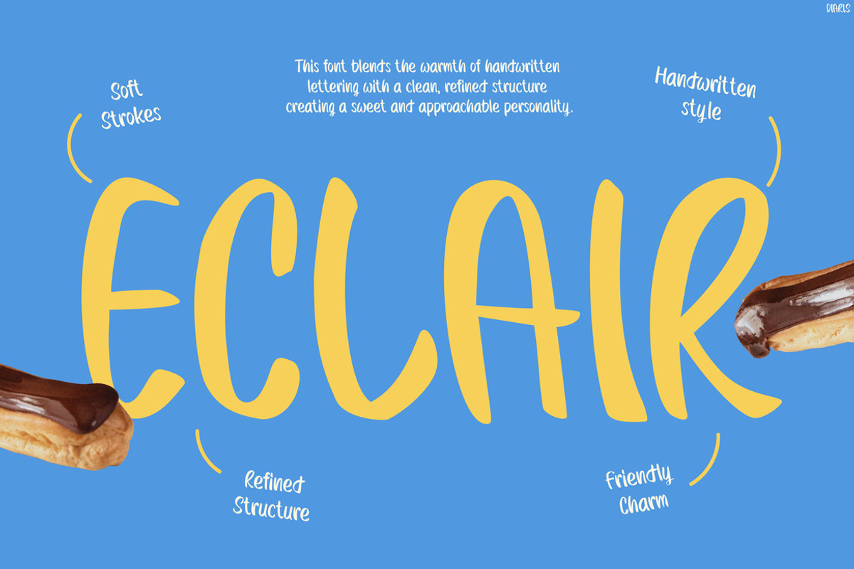 Diaris, a Handwritten Font by Pinisi ART (Photo 3 of 10)