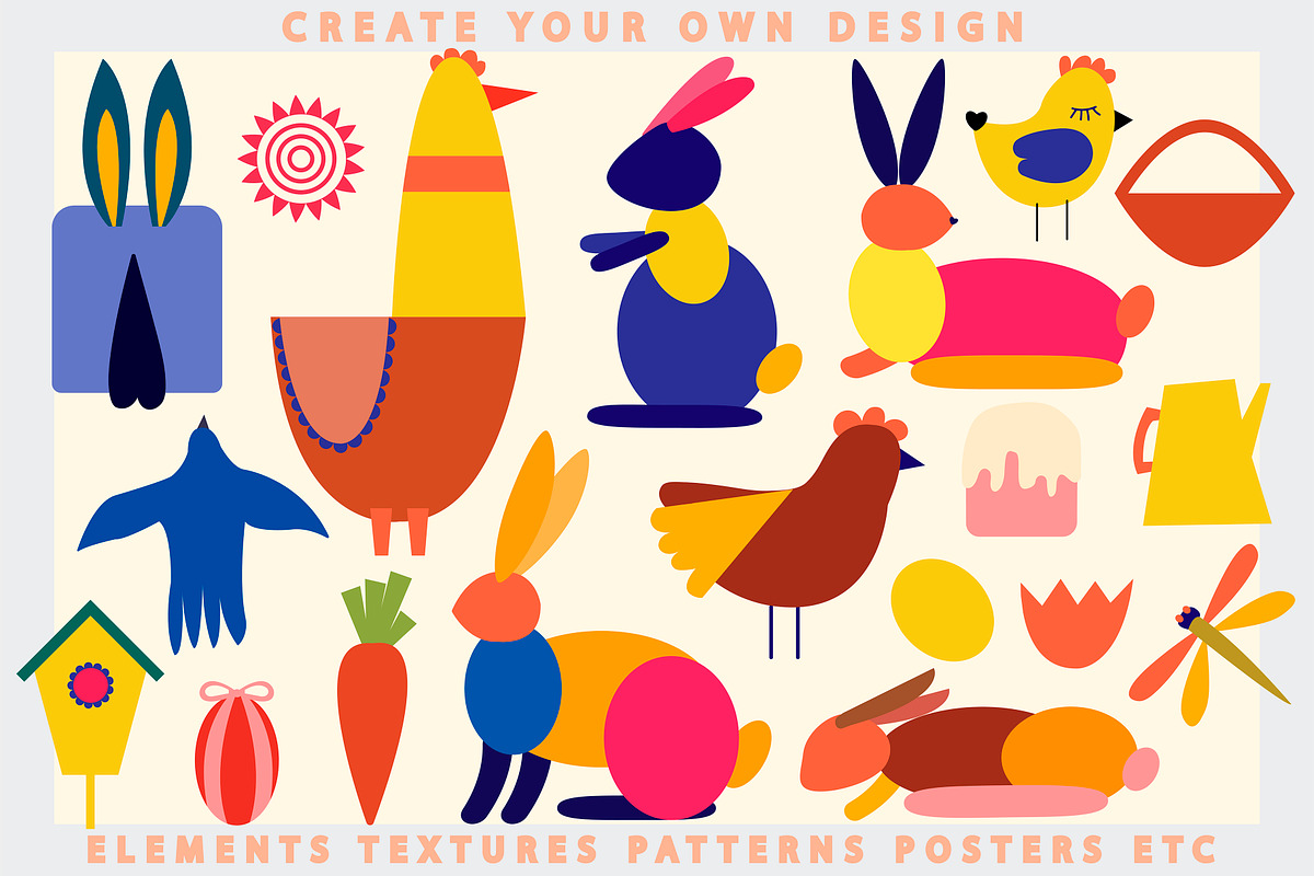 Happy Easter collection, an Object Graphic by Julycolor (Photo 9 of 14)