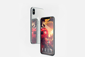 Reflection Apple iPhone X Mockup