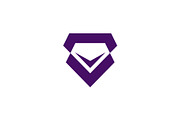 Letter V Diamond Logo, a Branding & Logo Template by Buqancreative (Thumbnail 4 of 4)