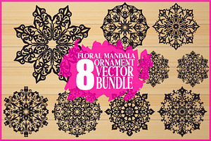 Floral Ornament Mandala Bundle, an Illustration by Artivon
