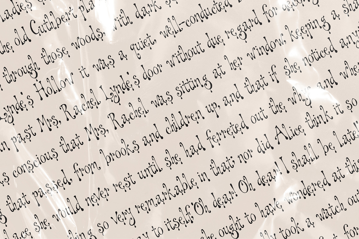Nightmilk Melting Display Font, a Handwritten Font by The October Creative (Photo 4 of 8)