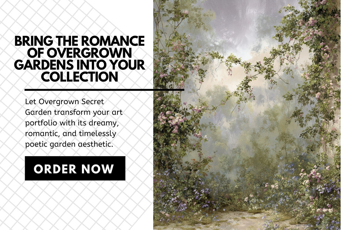30+ Overgrown Secret Garden Bundle, a Decorative Illustration by Virgo Studio (Photo 6 of 6)