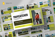 Travel Agency Google Slides Template, a Presentation Template by fluffstudio (Thumbnail 1 of 4)