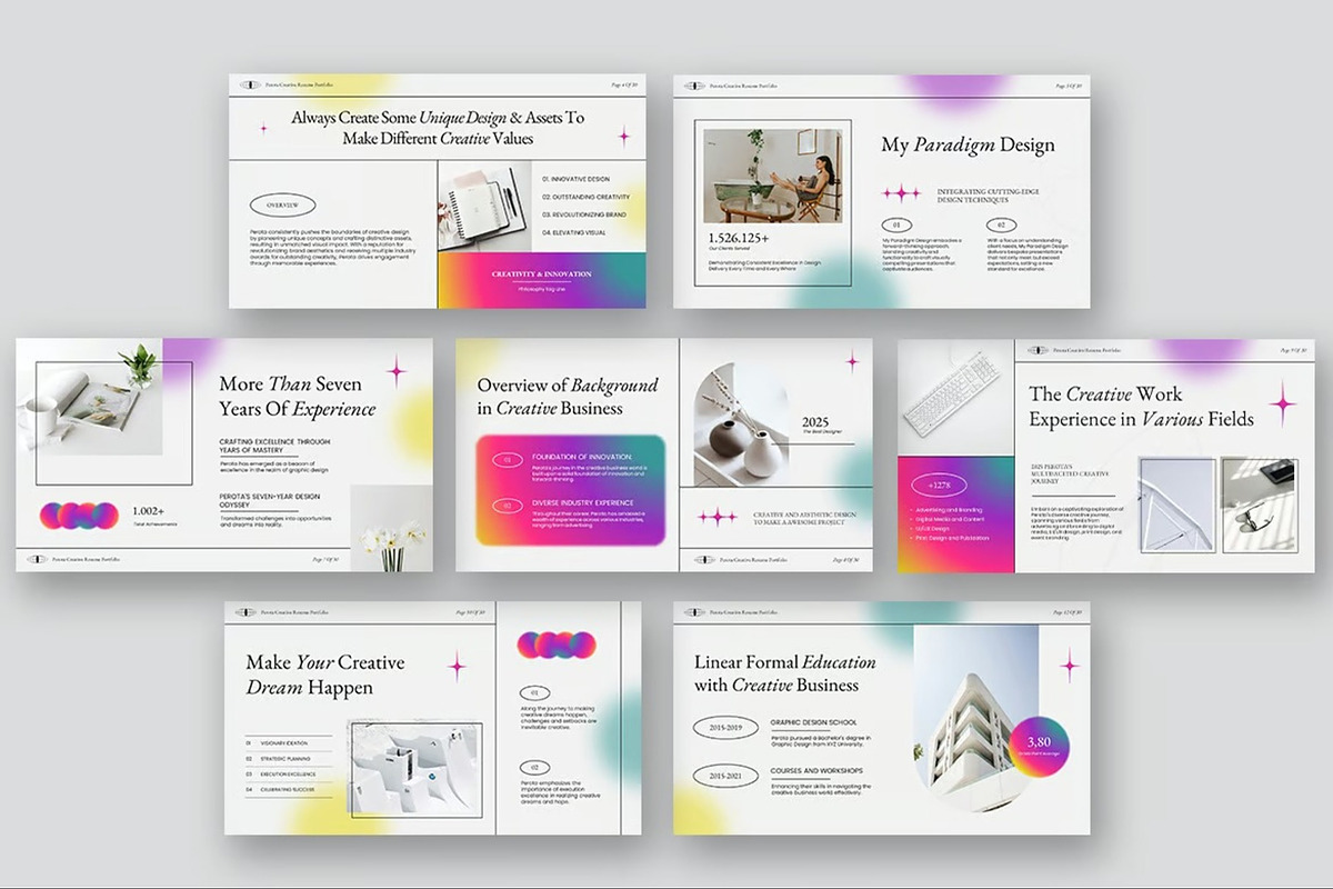 Creative Resume Portfolio Keynote, a Presentation Template by Fit-tee (Photo 10 of 10)