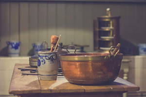 Vintage kitchen featuring kitchen, interior, and rustic, a Food & Drink Photo by Patricia Hofmeester