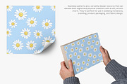 daisy seamless pattern, a Decorative Illustration by Pink Studio Art (Thumbnail 4 of 5)